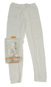 Nové - Bílé thermo spodní kalhoty M&S