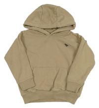 Béžová mikina s dinosaurem a kapucí Next