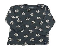 Tmavošedé triko s pandami Jako-o