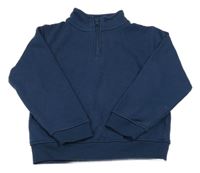 Tmavomodrá mikina s rolákem Primark