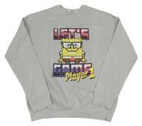 Šedá mikina se Spongebobem H&M