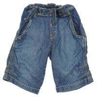 Modré riflové kraťasy se zavazováním H&M