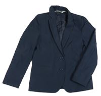 Tmavomodré společenské sako H&M