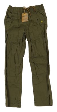 Nové - Khaki plátěné kalhoty Mantaray