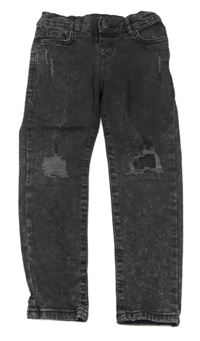 Tmavošedé skinny teplákové rifle s prošoupáním zn. LC WaIKIKI