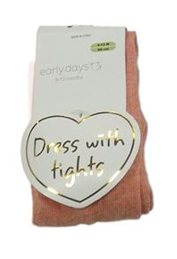 Nové - světleskořčicové melírované punčocháče early days