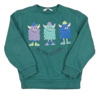 Šalvějová mikina s příšerkami M&S