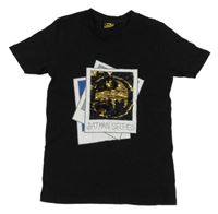 Černé tričko s Batmanem z překlápěcích flitrů