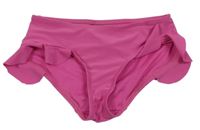 Tmavorůžové plavkové kalhotky s volánky Pepperts!