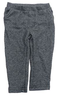 Šedé vzorované teplákové kalhoty Zeeman 