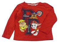 Červené triko s Paw Patrol Nickelodeon