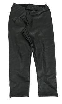 Černé koženkové legíny Calzedonia