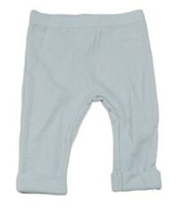 Světlemodré žebrované lehké tepláky Matalan