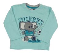 Světlemodrá mikina se slonem Ergee