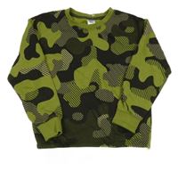 Zeleno-khaki army mikina Little Kids
