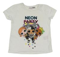 Bílé tričko s L.O.L. Surprise LC Waikiki