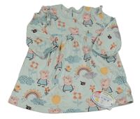 Světlemodré bavlněné šaty s Peppou George