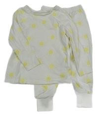 Smetanové pyžamo se sluníčky George