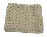 Světlebéžový vzorovaný zateplený nákrčiník Vertbaudet