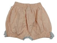 Světlerůžové melírované kraťasy 