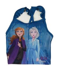 Tmavomodrý plavkový top s Frozen 