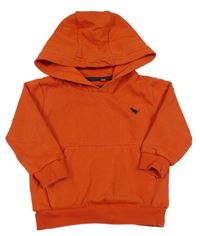 Červená mikina s výšivkou a kapucí Next