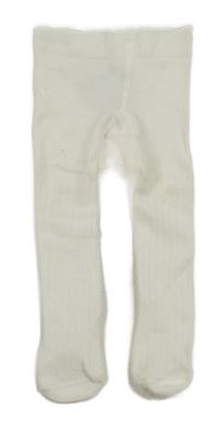 Bílé punčocháče s jahodou Next