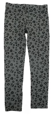 Šedo-černé leopardí legíny F&F