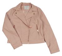 Světlerůžový koženkový křivák Primark
