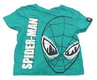 Zelené melírované tričko se Spidermanem zn. Primark