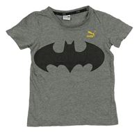 Šedé tričko - Batman Puma