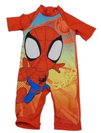 Červený UV overal se Spidermanem Marvel