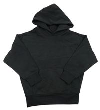 Černá mikina s nápisem a kapucí F&F