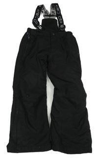 Černé šusťákové laclové oteplovačky CMP