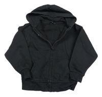 Černá propínací mikina s kapucí George