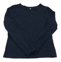 Tmavomodré triko H&M