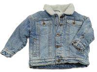 Světlemodrá riflová zateplená bunda Primark