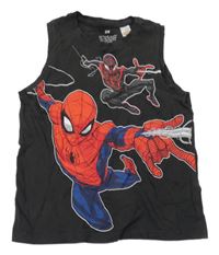 Antracitové tílko se Spidermany H&M