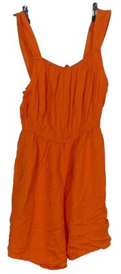 Dámský oranžový letní overal Primark 
