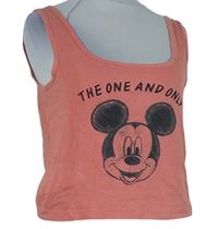 Dámský světlecihlový crop top s Mickeym Disney 