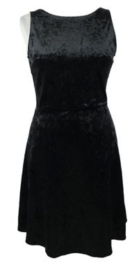 Dámské černé sametové šaty zn. H&M