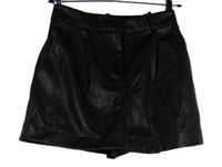 Dámské černé koženkové kraťasy Zara 