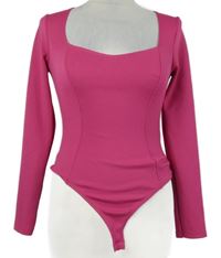 Dámské fuchsiové žebrované body River Island 