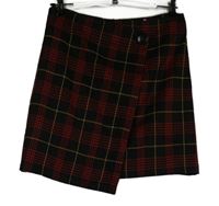 Dámská černo-červená kostkovaná sukně Next 