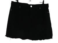 Dámská černá riflová minisukně PixieGirl 