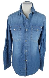 Pánská světlemodrá riflová košile Jack & Jones