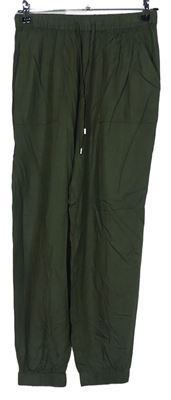 Dámské khaki harémové kalhoty zn. H&M