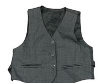 Šedá slavnostní vesta