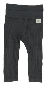 Šedé žebrované lehké tepláky s nášivkou M&S