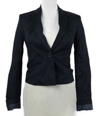 Dámské tmavomodré crop sako C&A